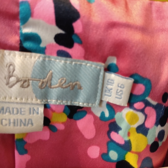 Boden Dark Blue Black Blackfriars Preppy Peplum Zip Jacket Size 6 - Picture 4 of 5